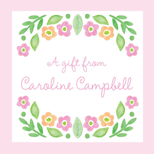 Sweet Floral Gift Stickers